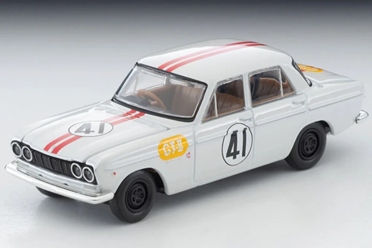 Tomytec # LV-213 1/64  Nissan Prince Skyline GT 2nd Japanese Grand Prix #41 (white)