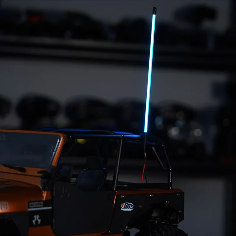 INJORA # L46-BL 195mm LED Whip Light for 1/10 RC Crawlers BLUE