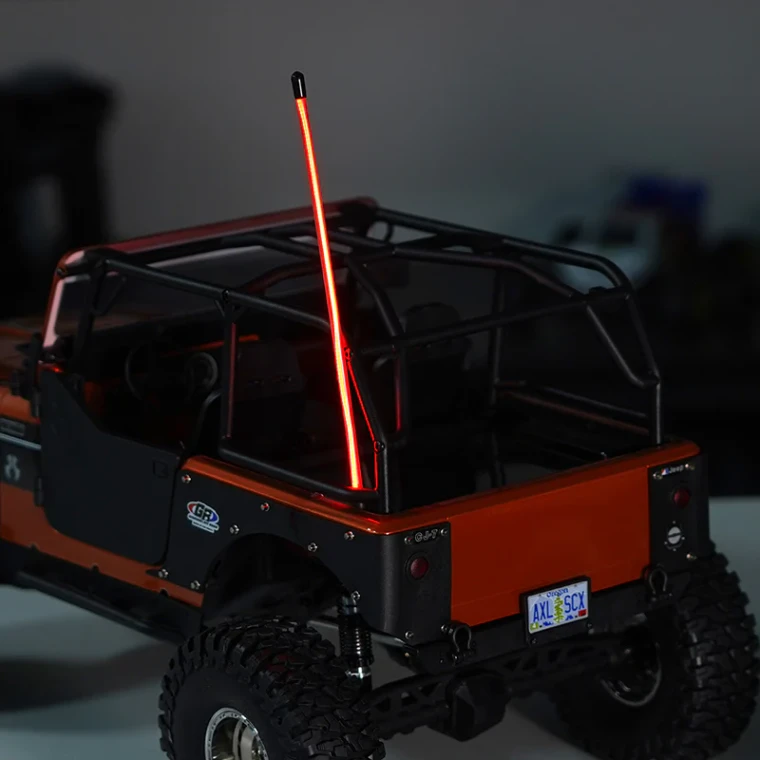 INJORA # L45-RD 195mm LED Whip Light for 1/10 RC Crawlers RED