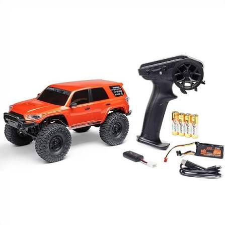 Axial #AXI-2035T1 SCX24 1:24 Toyota 4Runner 4x4 RTR Brushed Rock Crawler (Battery & Charger Included), Orange