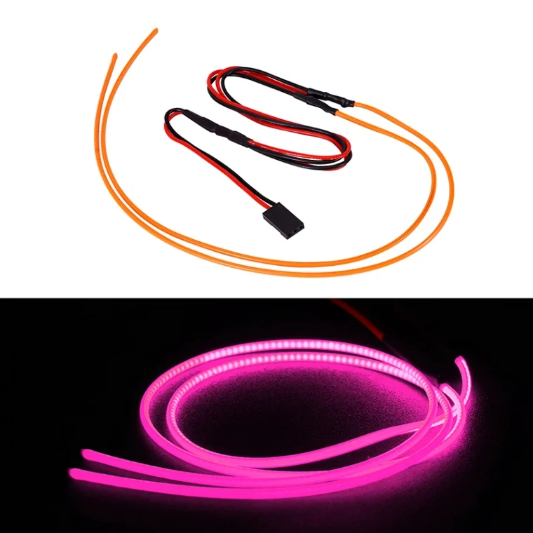 INJORA #L42-PU PINKISH PURPLE Flexible Cuttable LED Strip Lights for RC Cars