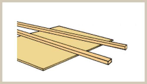 Northeasten Scale Lumber Co #HOSCAL1611 HO SCALE LUMBER 1X6 11 Long