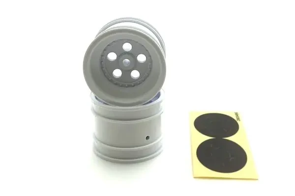 Kyosho #SCH008W Rear Wheel (White/2pcs/Tomahawk)