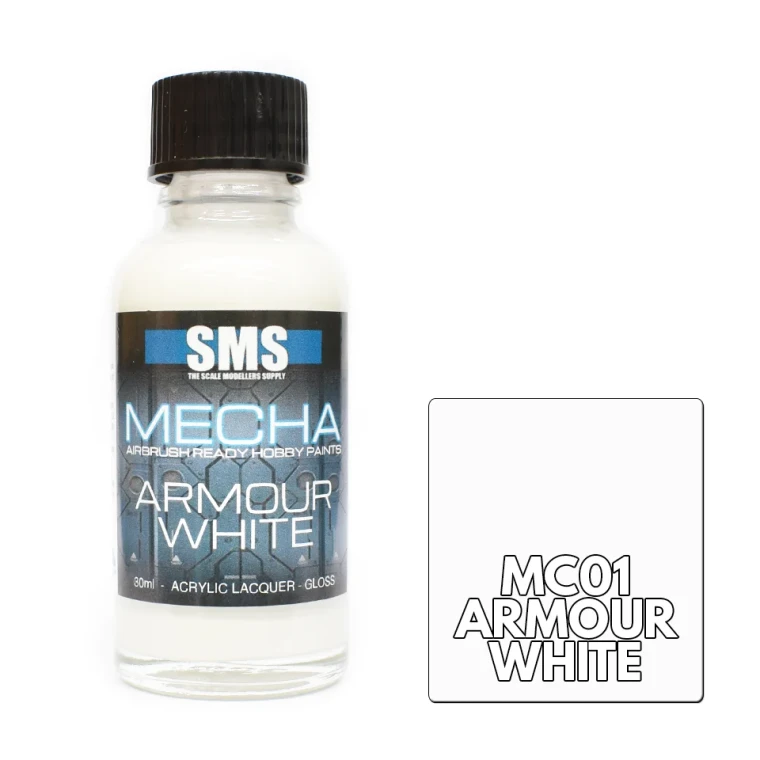 SMS #MC01 Mecha Colour ARMOUR WHITE 30ml