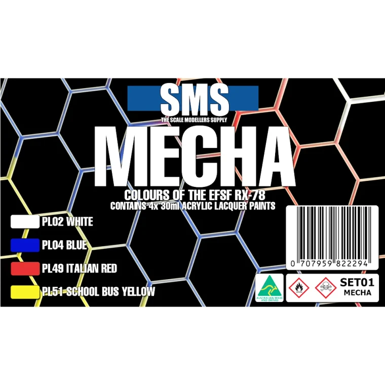 SMS #SET01 Mecha Colour Set-4 Pack