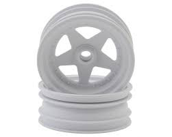 Kyosho #SCH005WB 2.2" FR Wheels White
