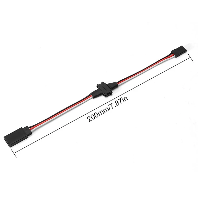 INJORA # WIRE10-20 INJORA Magnetic Snap-on JR Extension Cable for RC Models