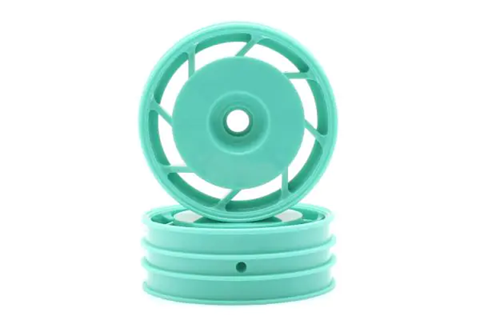 Kyosho # UTH001GR Ultima 8D FR Wheel 50mm Green-1 pair