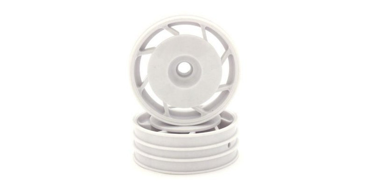 Kyosho #UTH001WT 8D Front Wheel Set - 50mm White for Ultima