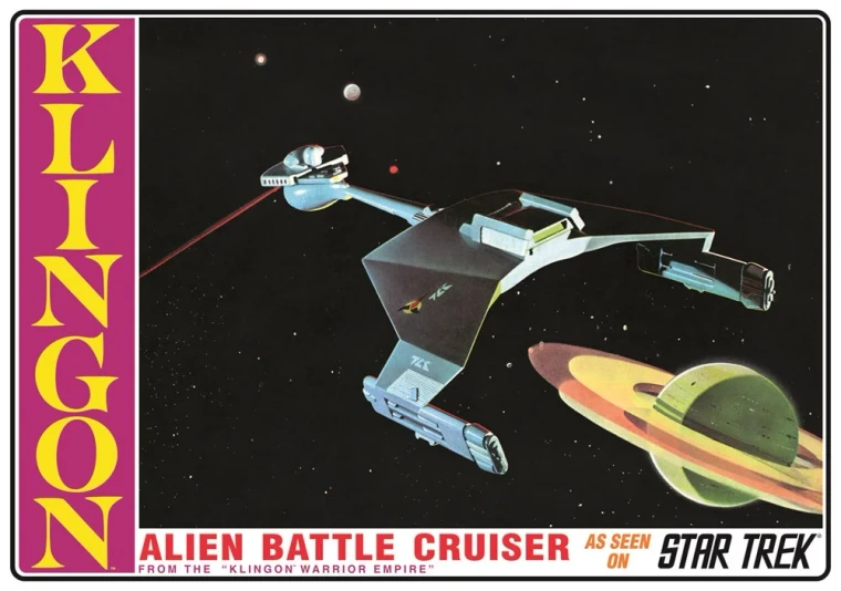 AMT # 1428 1/650 Star Trek Original Klingon Battle Cruiser