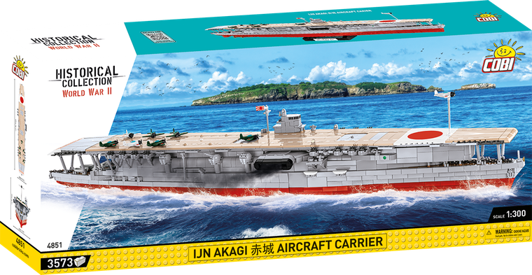 Cobi # 4851  IJN AKAGI 3573 PCS