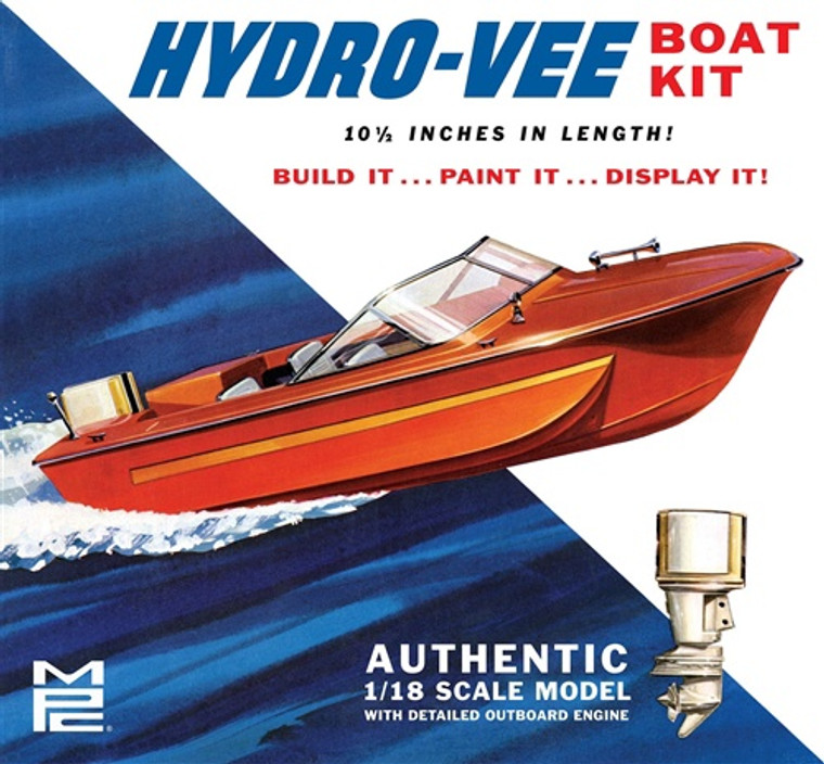 MPC #883 1/18 Hydro Vee Boat Kit