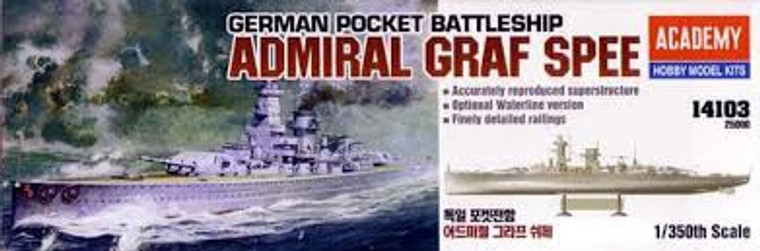 Academy #14103 1/350 German Pocket Battleship "Admiral Graf Spee"