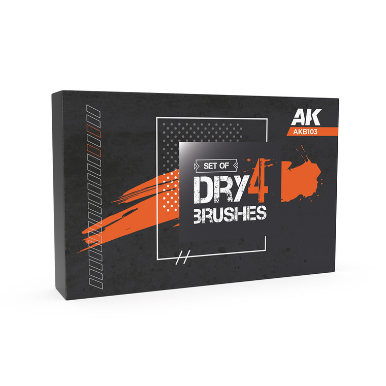 AK Interactive # AKB103 SET OF DRY BRUSHES