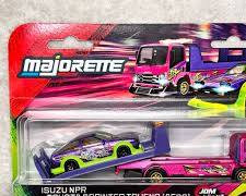 Majorette #8504103000 1/64 Isuzu NPR +Toyota Trueno (AE86)