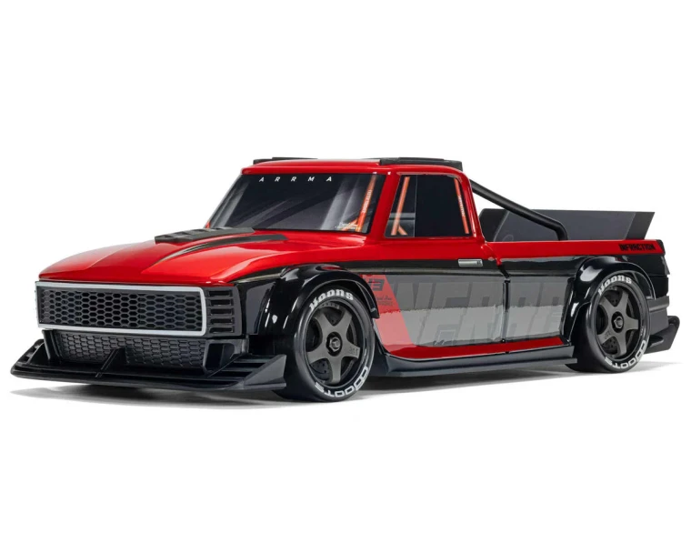 ARRMA # ARA2315ST1 1/12 Infraction Grom 3S 80kph Red RTR RC Car Including Battery and Charger