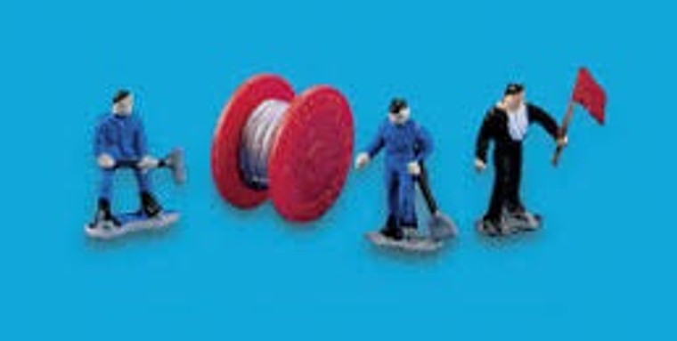 Model Scene #5166 N Cable Laying Party