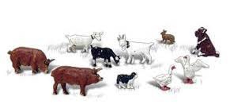 Scenic Accents #A2202 N Barnyard Animals 10pce