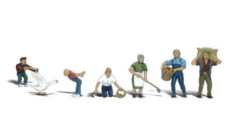 Scenic Accents #A2152 N Scale Farm People