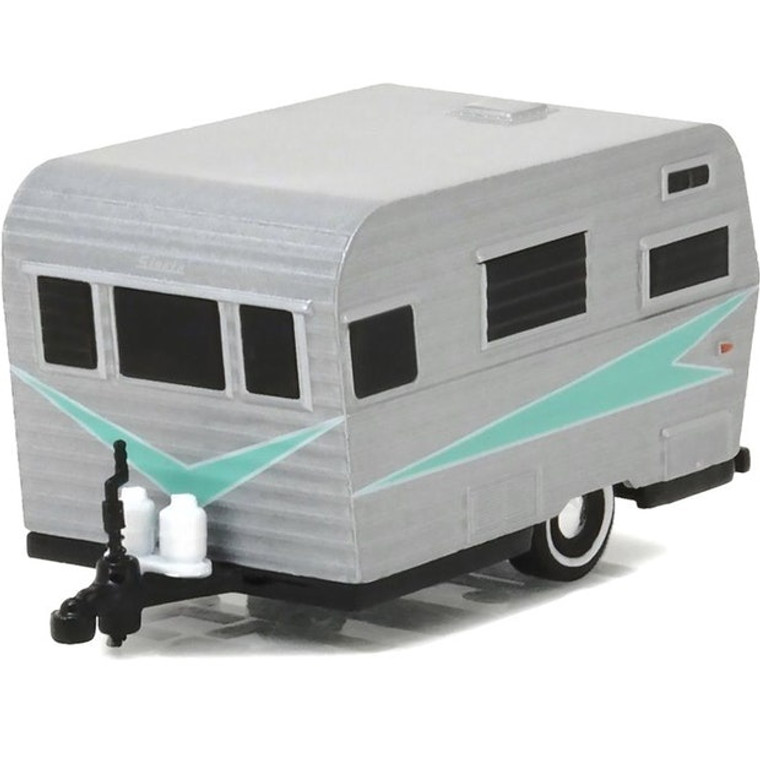 Greenlight #34050-A 1/64 1958 Siesta Travel Trailer (Silver)