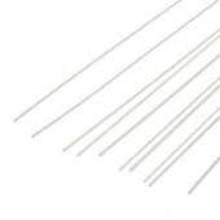 Evergreen #8406 1.1 x 1.7mm HO Scale White Rectangle Strip (10 pc)