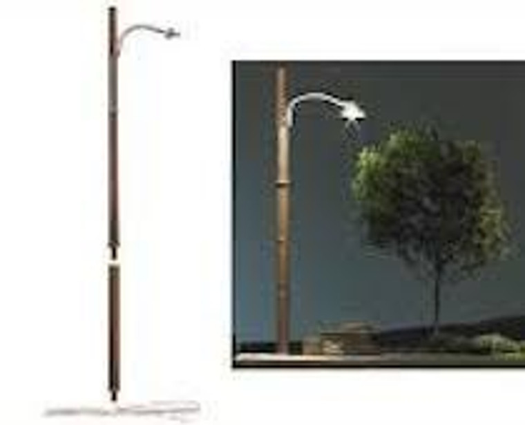 Just Plug #JP5630 3 HO Street Lights-Wooden Pole