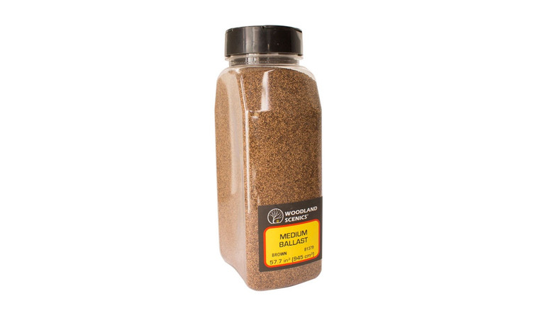 Woodland Scenics #B1386 Coarse Ballast Shaker Brown