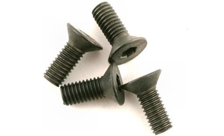 Du-Bro #2288 3 x 12mm Countersunk Machine Screw (Hex Head) 4 Pkg