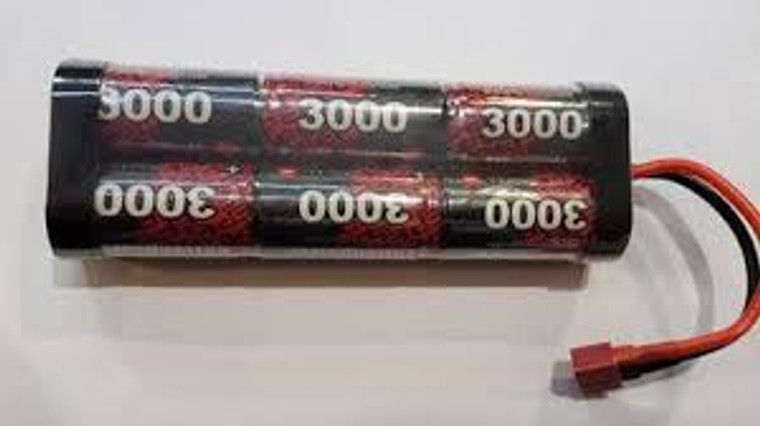 Enrichpower #ENF3000SCD  7.2V 3000mAh NIMH-Deans Plug