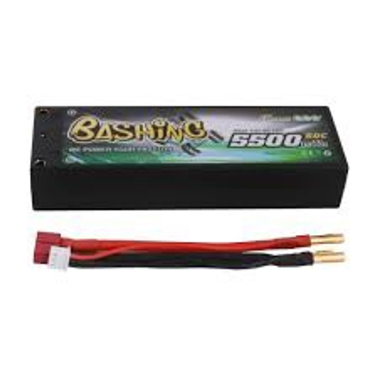 Gens-Ace #GA5500-2S-50C-7.4V with 4mm Bullet/Deans Harness