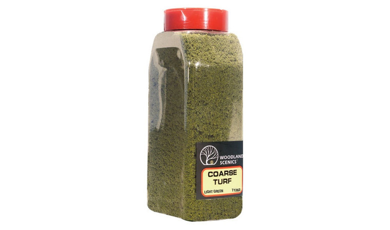 Woodland Scenics #T1363 Coarse Turf Light Green Shaker