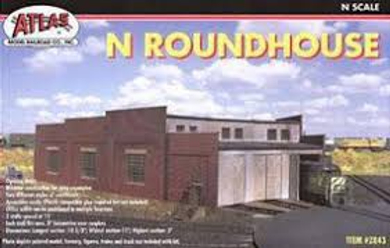 Atlas #2843 N Scale Roundhouse Kitset