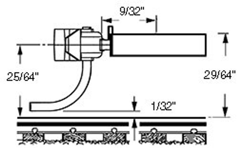 Kadee #148 HO Scale Magne-matic Standard Head Medium Centerset Shank