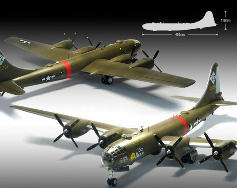 Academy #12517  1/72 USAAF B-29 “Old Battle Old Battler