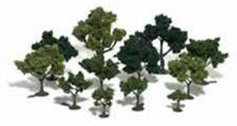 Woodland Scenics #TR1101 Realistic Tree Kit 36 pack