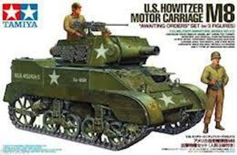 Tamiya #35312 U.S Howitzer Motor Carriage "Awaiting Orders"