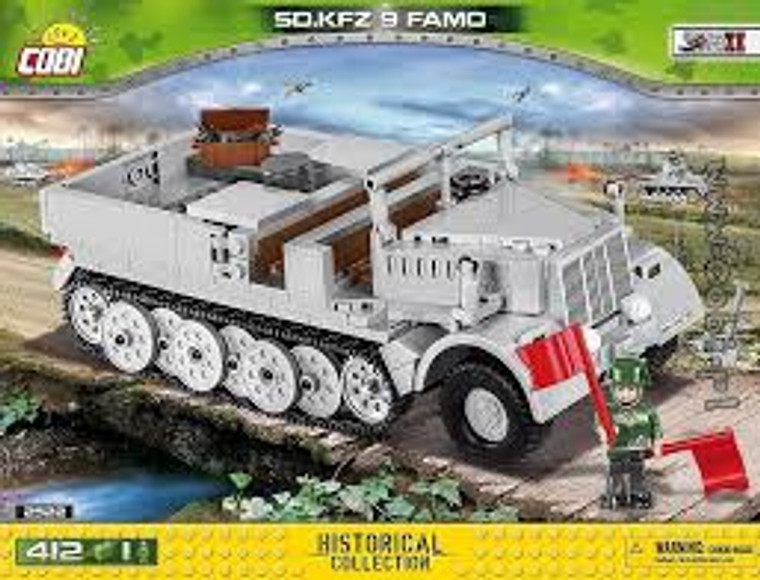 Cobi #2522 SD.KFZ 9 Famo- 412pces