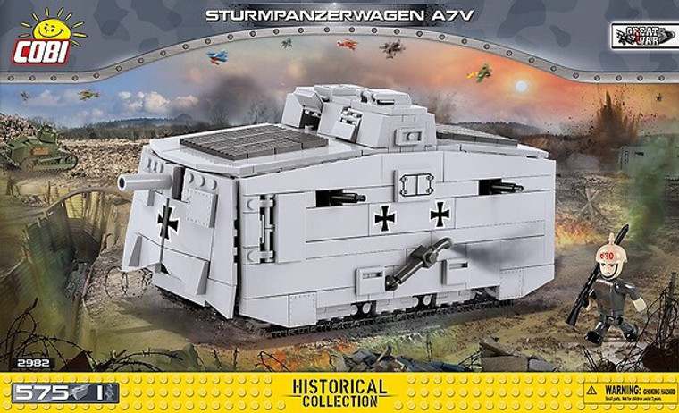 Cobi #2982 Sturmpanzerwagen A7V-575pces