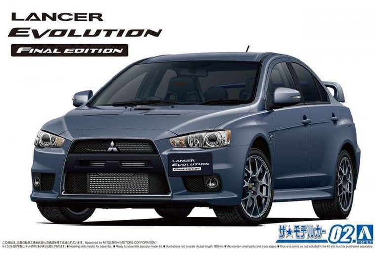 Aoshima #5795 1/24 Mitubishi Lancer Evolution (Final Edition)