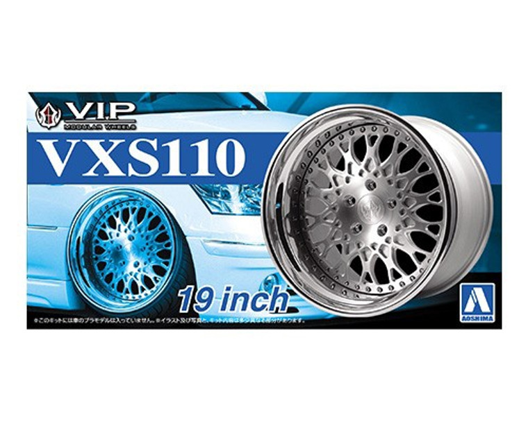 Aoshima #5246 1/24 VXS110 19 Inch Wheels and Tyres