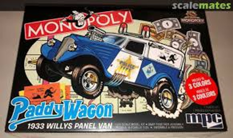 MPC #0924 1/25 1933 Willys Panel Van- Monopoly