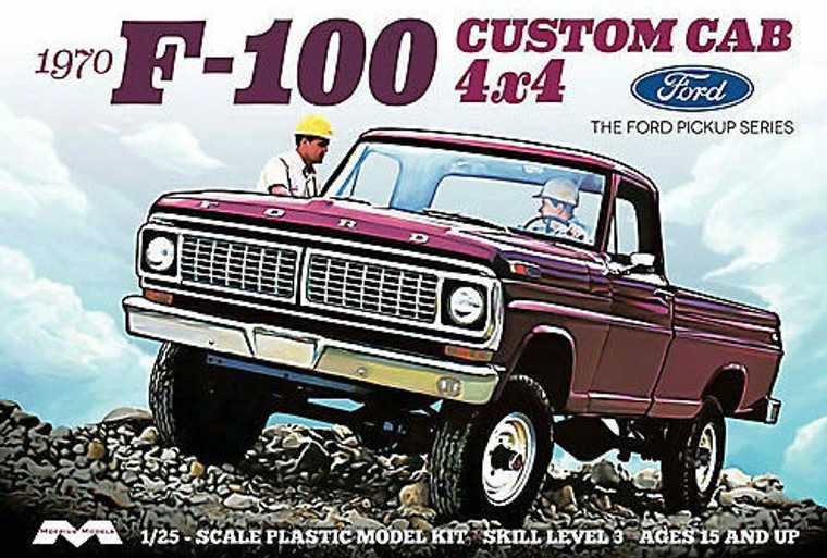 Moebius Models #1230 1/25 1966 Ford F-100 4X4 Custom Cab