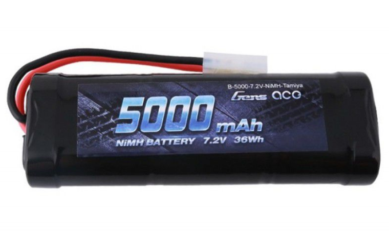 Gens-Ace #5000-7.2 NiMH with Tamiya Plug