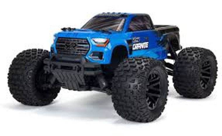 ARRMA #ARA4202V3T1 Ver.3 Granite 4X4 550 Mega Brushed Monster Truck-Blue