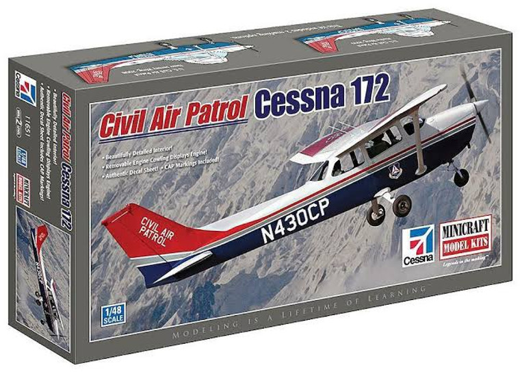 Minicraft #11651 1/48 Civil Air Patrol Cessna 172