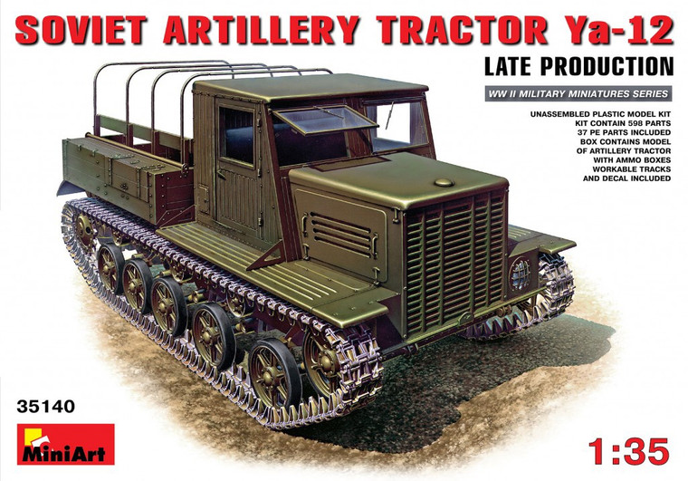Miniart #35140 1/35 Soviet Artillery Tractor Ya-12-Late Production