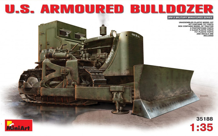 Miniart #35188 1/35 U.S Armoured Bulldozer