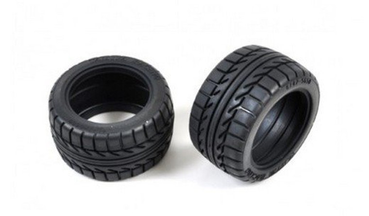 Tamiya #9804577 - Tires (2pcs) for 58522 Street Rover/Dyna Blaster/Aquashot