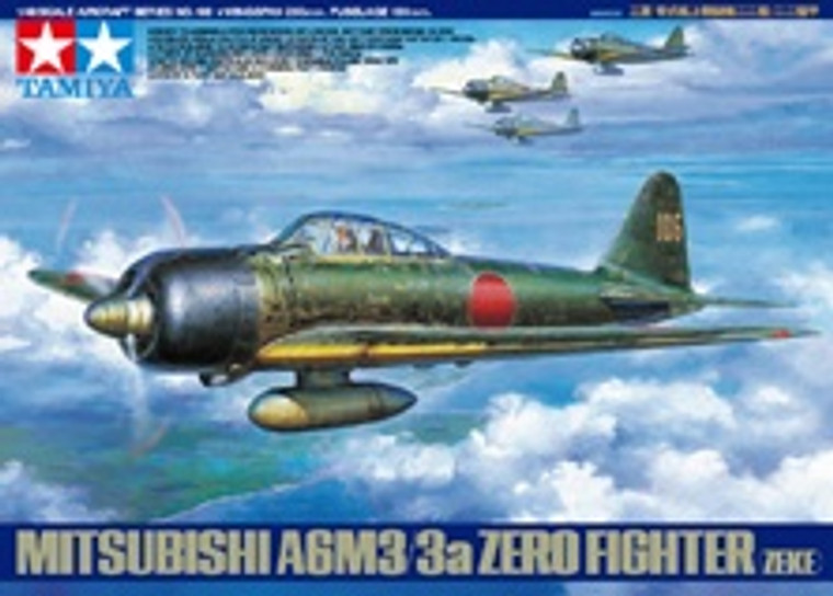 Tamiya #61108 1/48 Mitsubishi A6M3/3a Zero Fighter (Zeke)