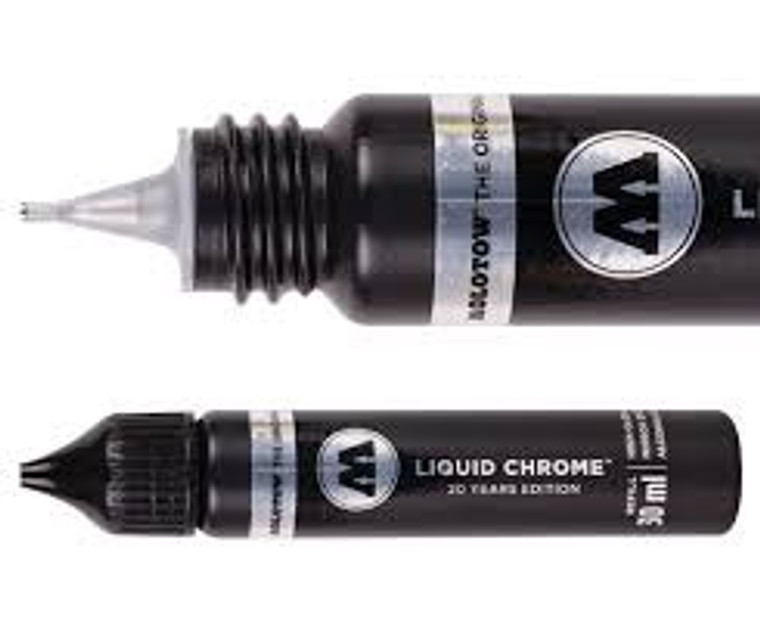 Molotow #MO699080 Liquid Chrome Refill 30ml